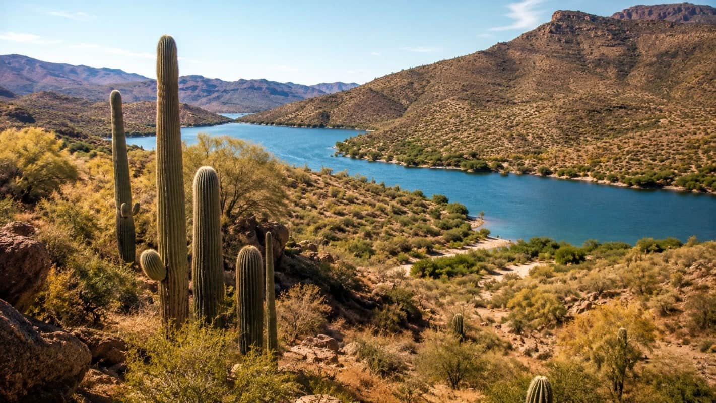 Apache Lake view