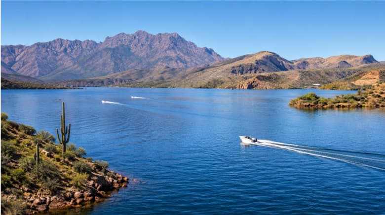 Roosevelt Lake view