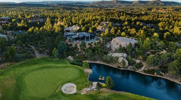The Rim Golf Course 18th Green