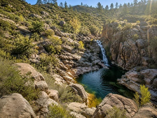 Water Wheel Falls scene