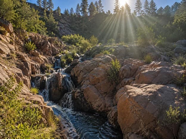Water Wheel Falls view