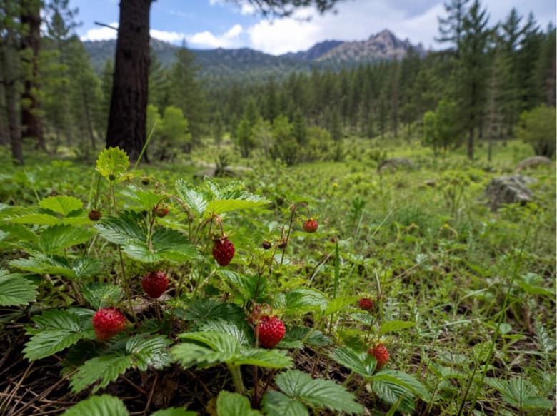 Wild Berries Grow Near Payson
