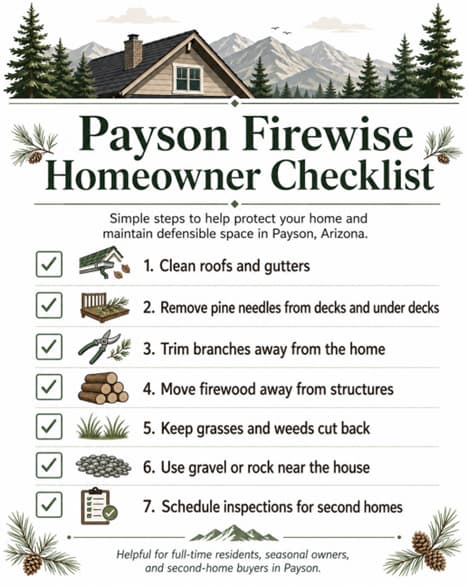 payson firewise homeowner checklist