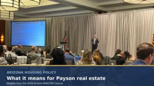 Arizona REALTORS at 2026 caucus discussing housing affordability