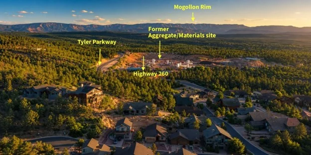 Strip Mining Around Payson